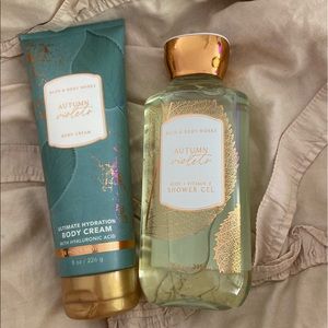New Bath and Body Works Autumn Violets set